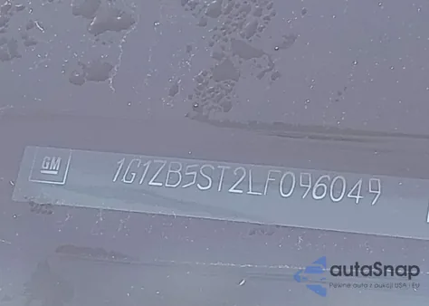 2020 Chevrolet Malibu из США, поврежденный, VIN 1G1ZB5SP2LF096049